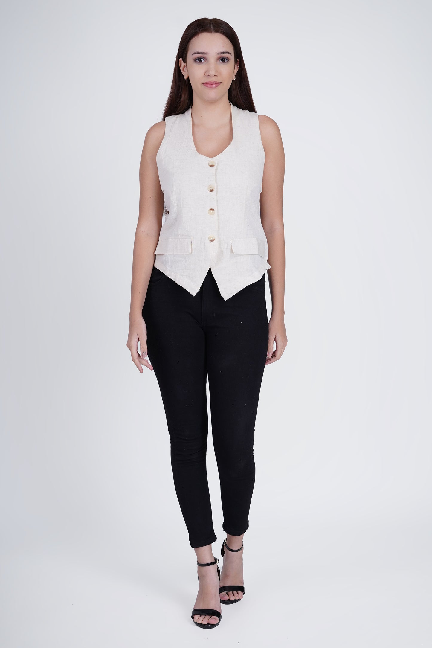 Flawless Cotton Waistcoat for Women - Stylish and Comfortable Being Flawless