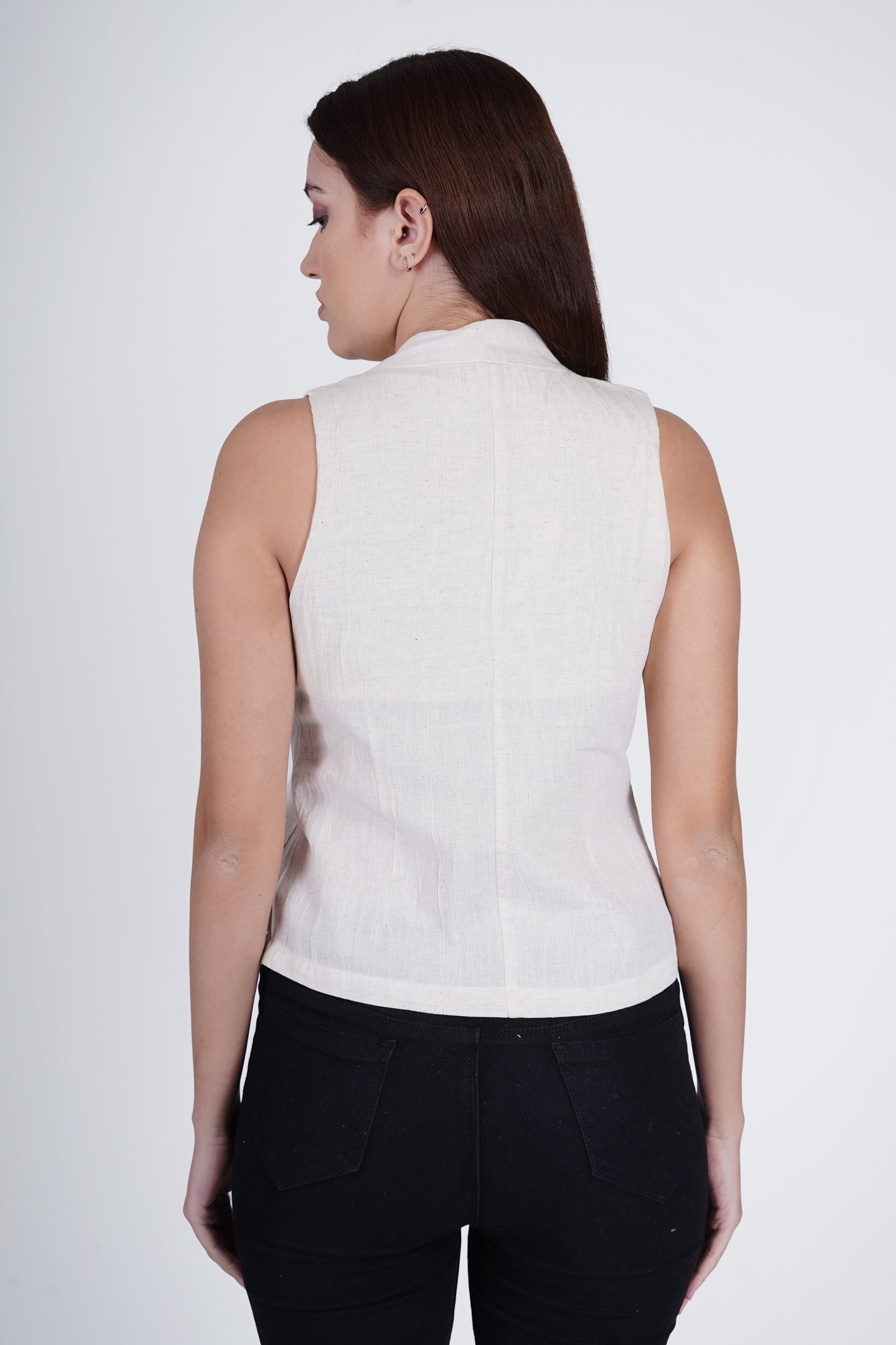 Flawless Cotton Waistcoat for Women - Stylish and Comfortable Being Flawless