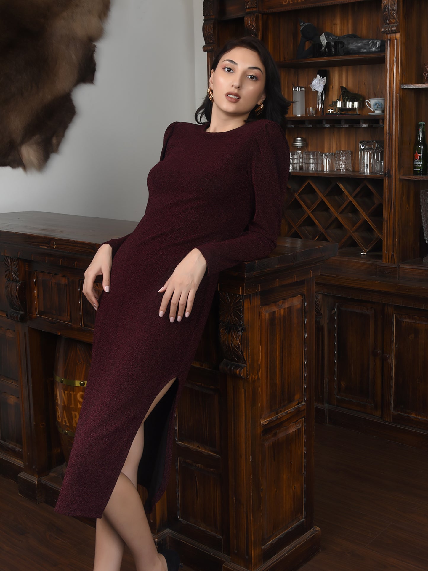 Flawless Women Long Sleeve Bodycon Dress | DIVA