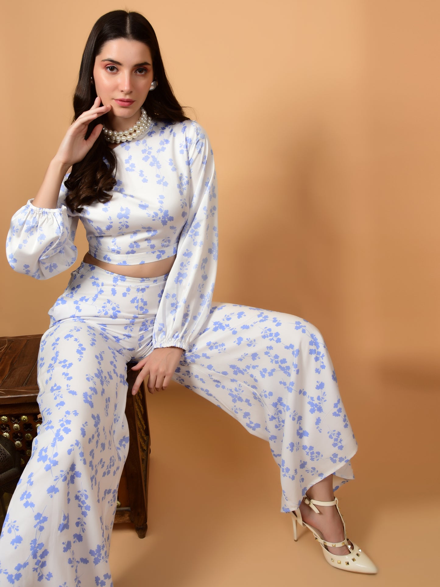 Flawless Women One Shoulder Top & Pant Co-Ord Set | SATURN Being Flawless