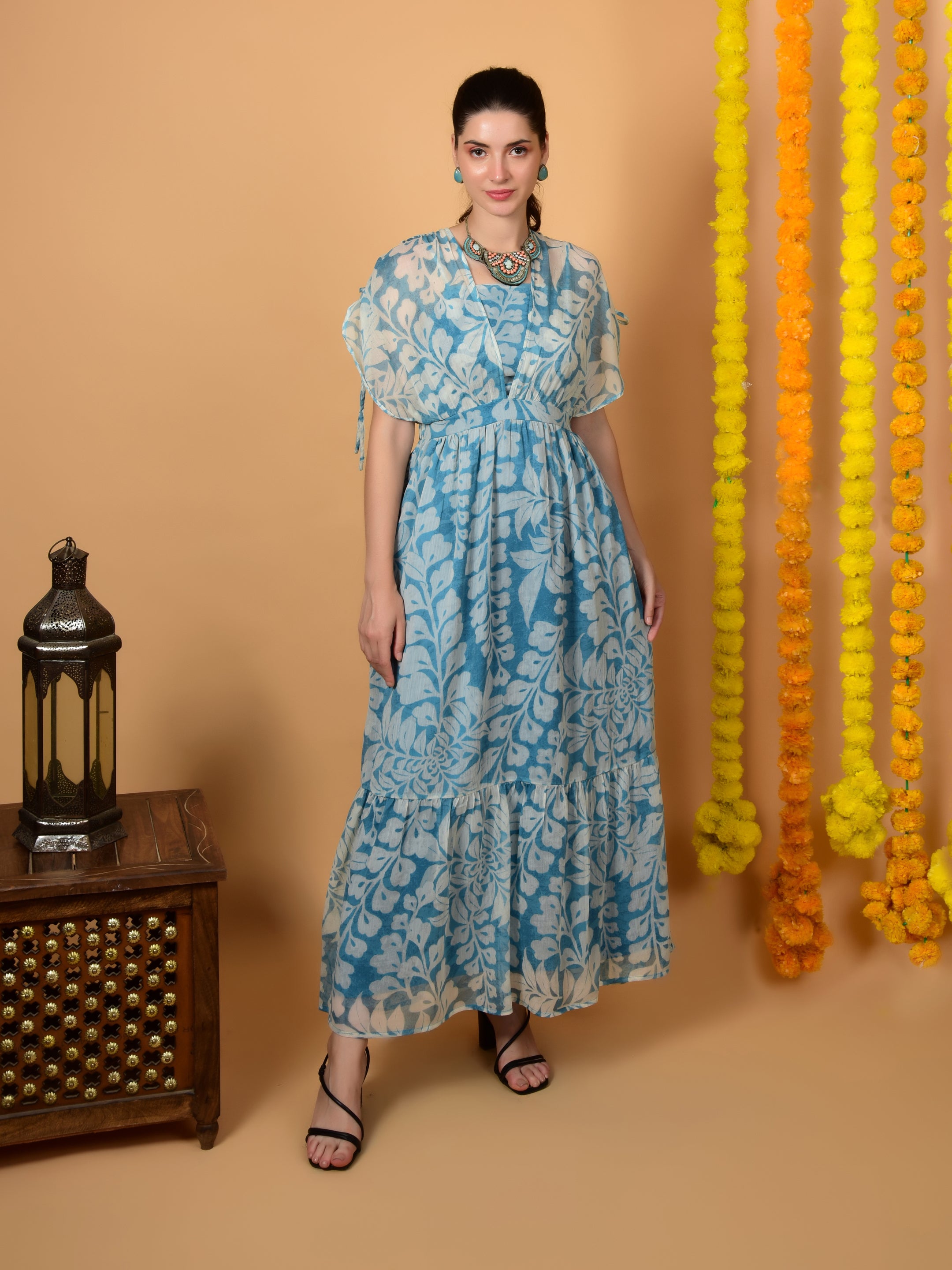 Buy online Women's Fit & Flare Maxi Dress from western wear for Women by  Ly2 for ₹3919 at 41% off | 2024 Limeroad.com