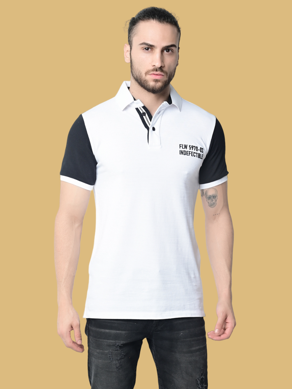 Flawless Men Organic Swag Chess Polo T-Shirt Being Flawless