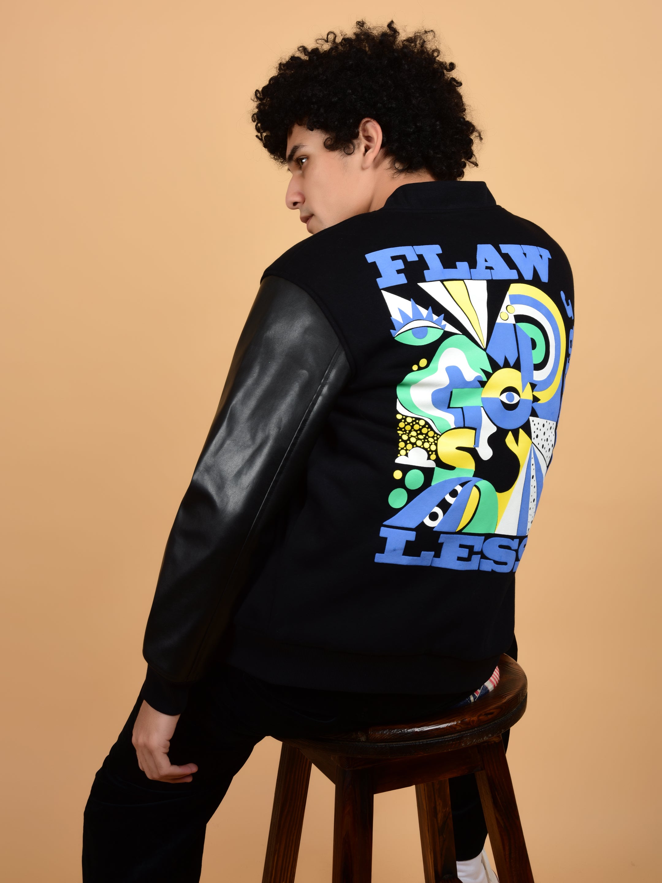 Printed jacket for men discount