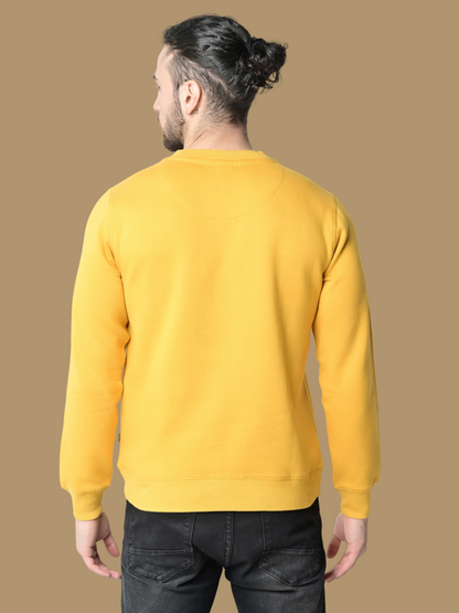 Flawless Men's Supreme Mustard Sweatshirt Being Flawless