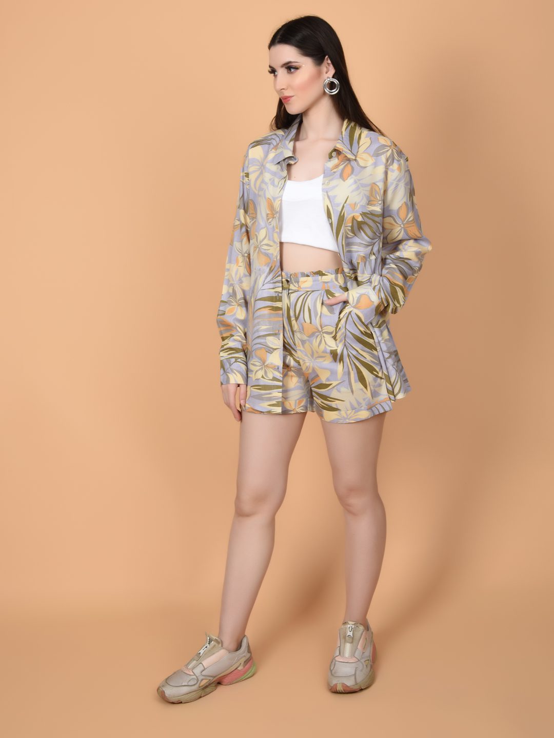Women Floral Printed Co-ords Set-Alex Being Flawless