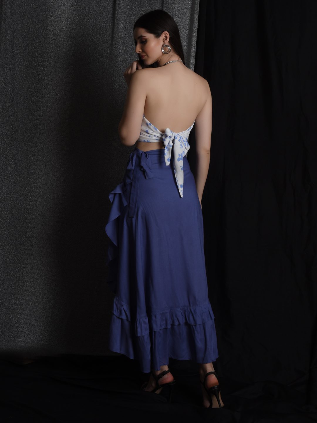 Flawless Women's Lavender Wrap Around Tie Knot Skirt - Stylish and Versatile Fashion