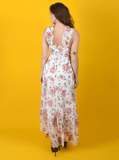 Flawless Women Floral Print Beach Maxi Dresses | BLOSSOM Being Flawless
