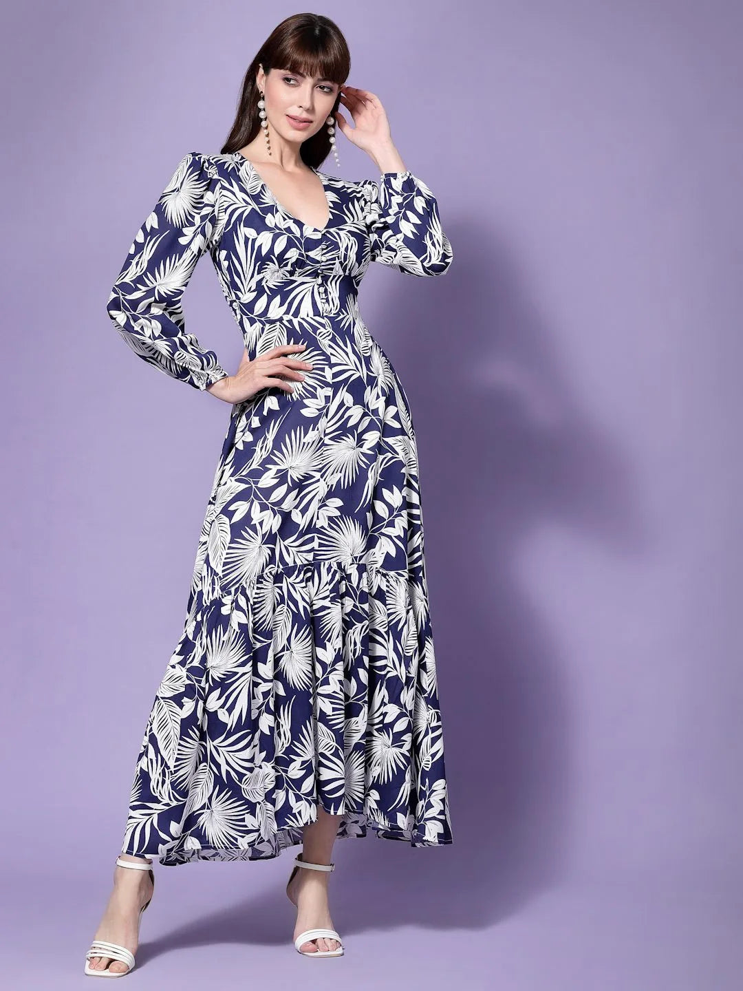 Flawless Women Floral Print Maxi Dress | TROPICAL
