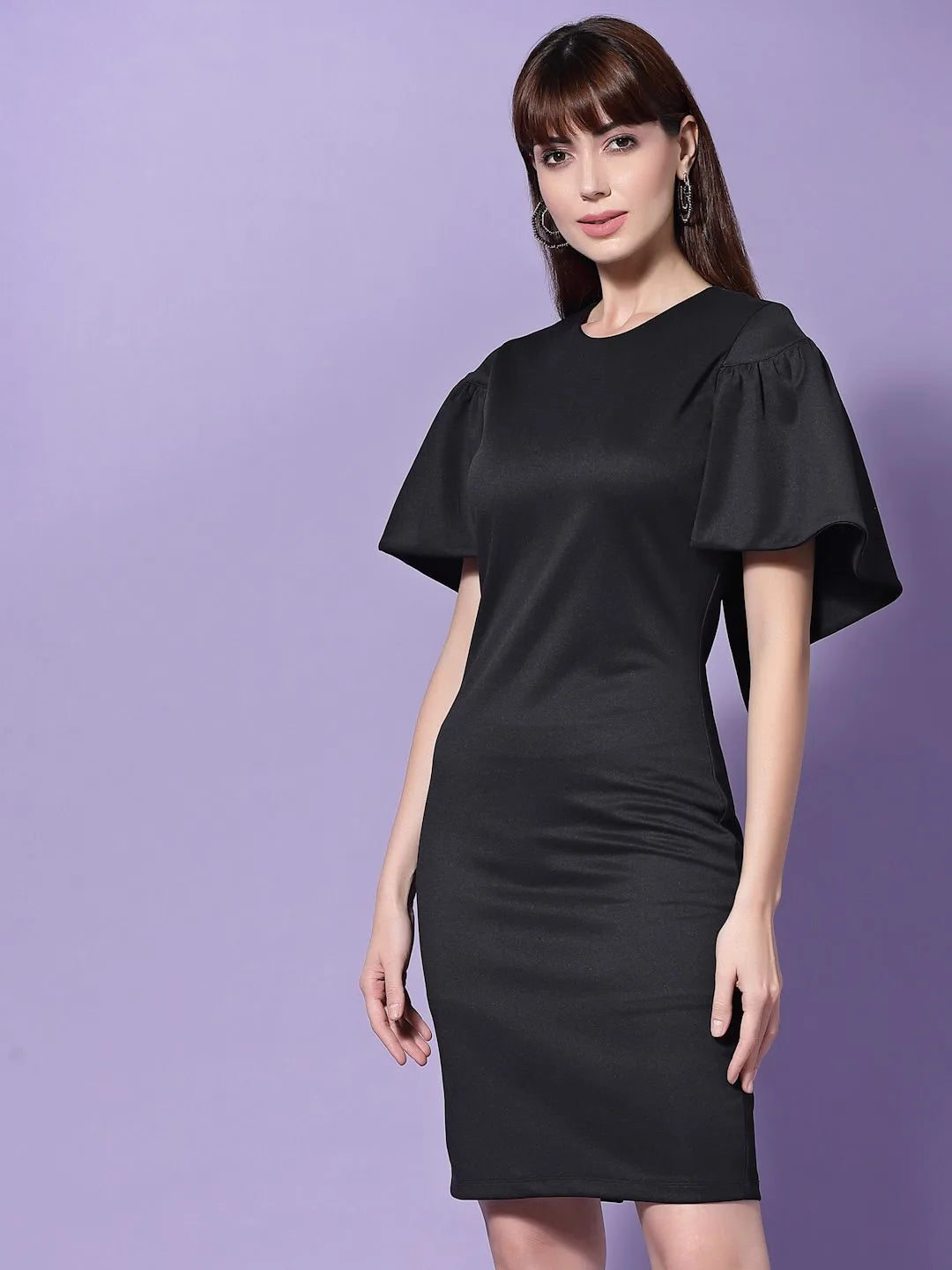 Flawless Women Black Mini Dress | NIGHTSKY Being Flawless