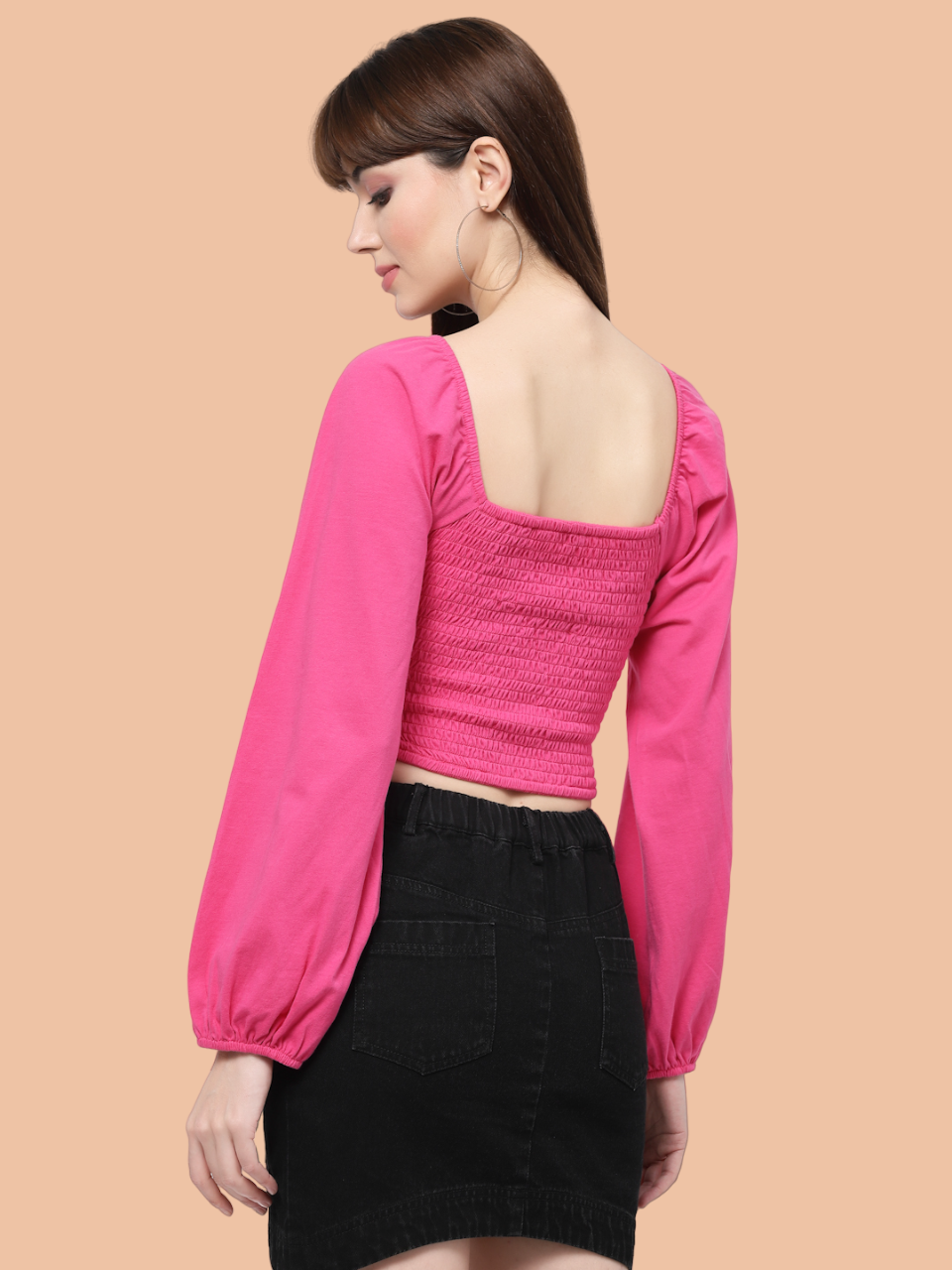 Flawless Women Stylish Pink Crop Top | OVERLAP Being Flawless