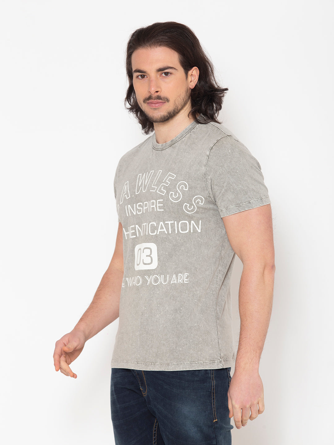 Flawless Men Cotton t-Shirt Being Flawless