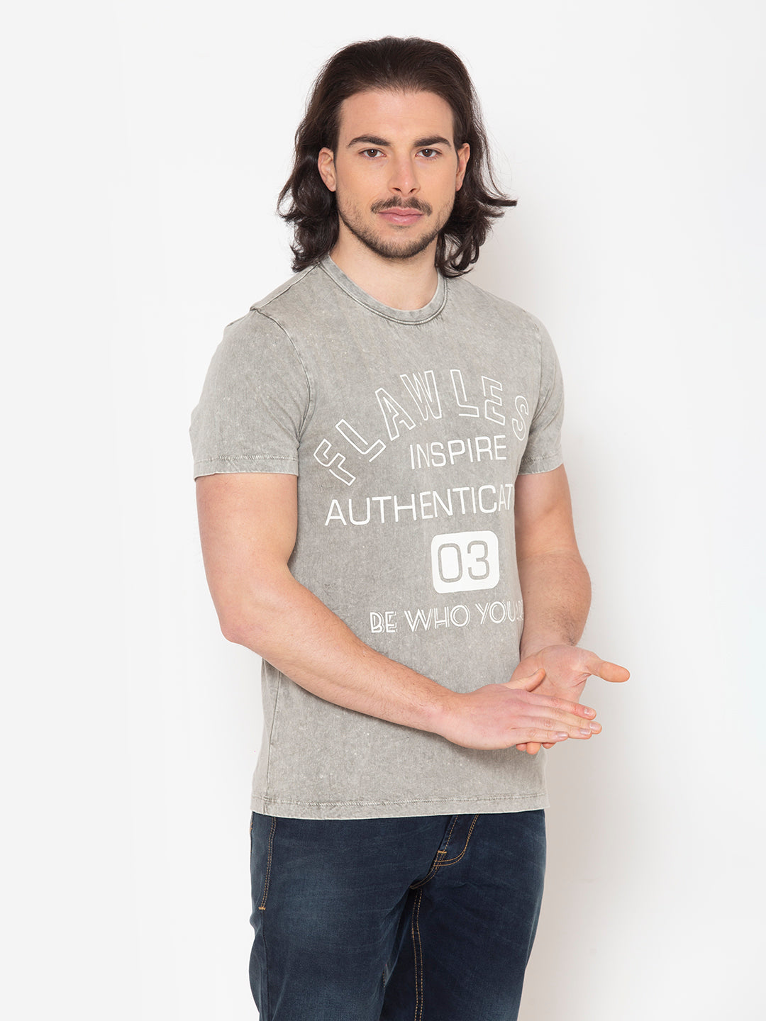 Flawless Men Cotton t-Shirt Being Flawless