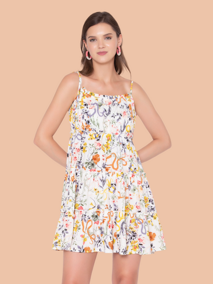 Flawless Women Fit And Floral Breezy Dress | BREEZA Being Flawless