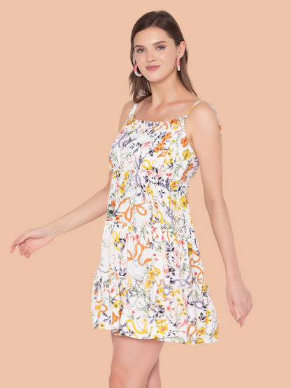Flawless Women Fit And Floral Breezy Dress | BREEZA Being Flawless