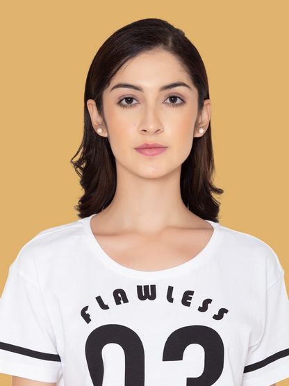 Flawless Women Wang White T-Shirt Being Flawless