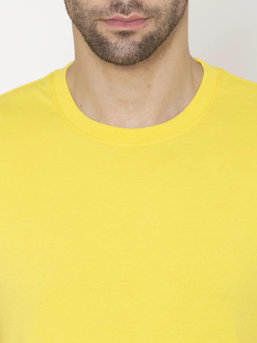 Flawless Men's Basic Yellow T-shirt Bright | MONDEY Being Flawless