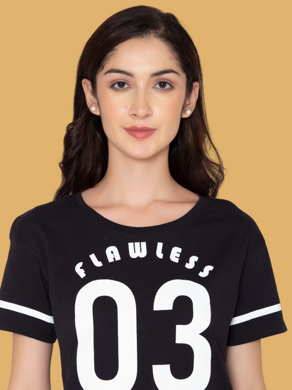 Flawless Women Bummer Cotton T-Shirt Being Flawless