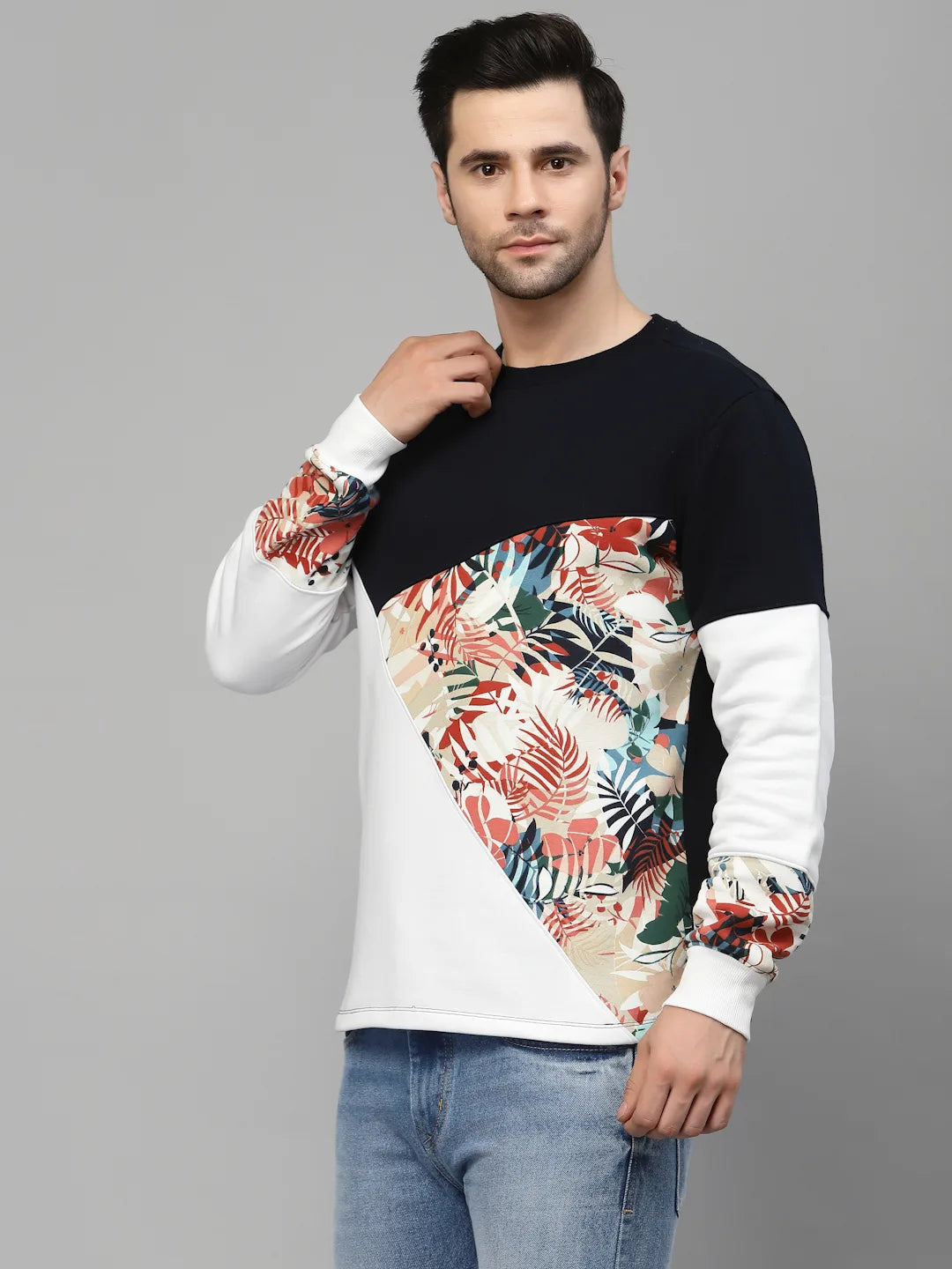 Flawless Men's Printed Sweatshirt | ADAM Being Flawless