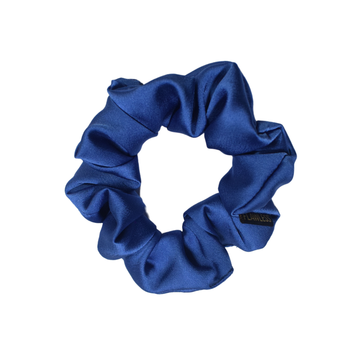 Flawless Blue Satin scrunchies set for women Girls Being Flawless