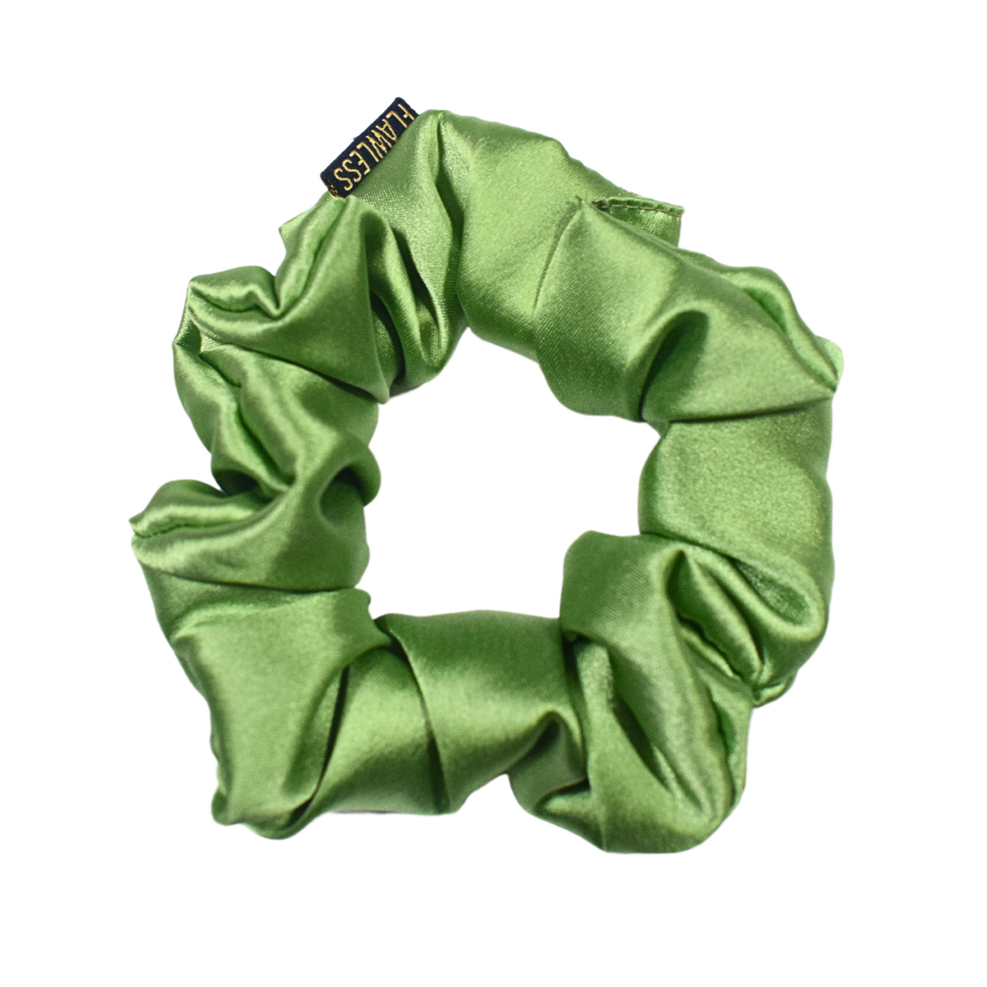 Flawless Set of 2 Soft Silk Satin Scrunchies for Gentle Hair Care Being Flawless